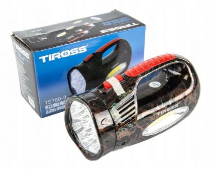Ліхтар акумуляторний Tiross TS 760-3 1300mAh 13LED Лампа камуфляж