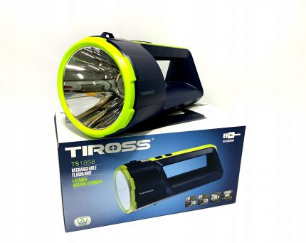 Ліхтарик акумуляторний з функцією Powerbank Tiross TS-1858