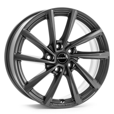 Діаметр R16, PCD 5x112, ширина 7J, висота внутрішнього отвору 57.1 мм - це те, що зробить вашу поїздку комфортною та безпечною. Borbet V Mistral ANTHRACITE GLOSSY KBA 52752 R16 6.5j 6x130 ET54 DIA84.1